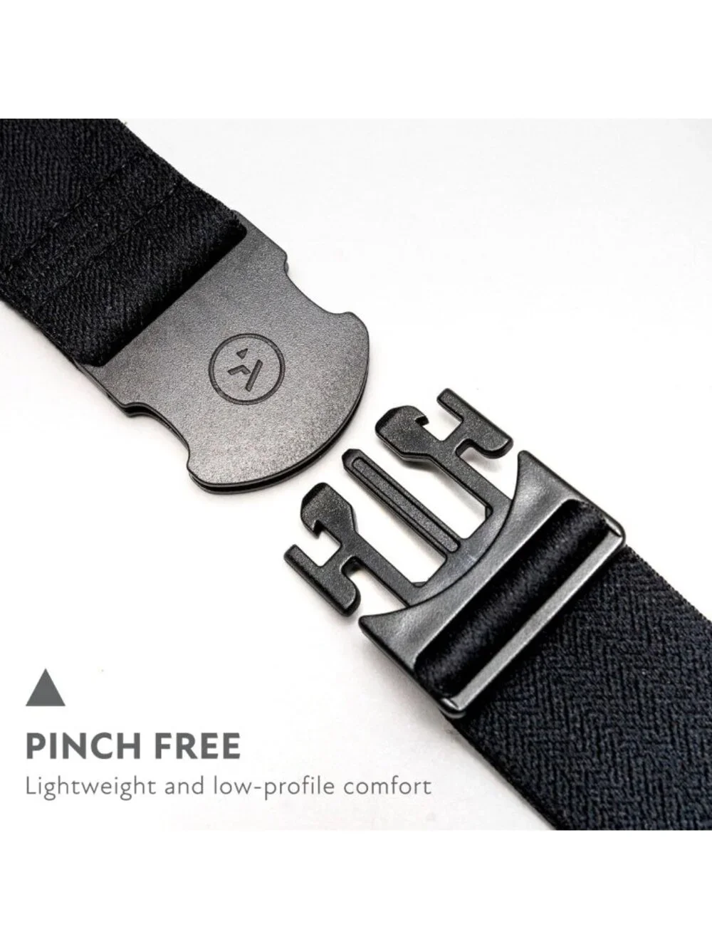 Unisex Travel-Friendly Blackwood Belt | Metal-Free Buckle, Adjustable Fit